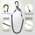 SF Strongest Magnetic Net Release Keychain, Fly Fishing Net Retractor with Coiled Lanyard, Black