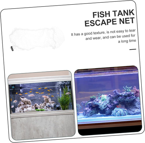 Turtle Tank Escape Net, Fish Separator Mesh for DIY Aquarium Tree Faces Decor