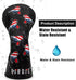 Golf Head Covers - Driver, 3 Wood, Hybrid, USA Flag Design, Leather Headcovers