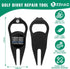 ZZHAO Golf Divot Tool and Golf Ball Marker, Divot Repair ToolGolf Accessories for Men, Funny Gifts for Men, Tools