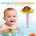 ODJSY Swimming Floating Pool Thermometer, Large Size Easy Read for Water Temperature with String, Shatter Resistant