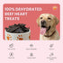 USA(4oz) Ruff Town Dog Treats - Human Grade Beef Heart | Dehydrated Single Ingredient | High Protein, Low Fat