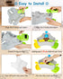 3-in-1 3 Dog Puzzle Toy, Interactive Dog Puzzle Toys Press-Type Dog Treat Dispenser Toy Dog Enrichment Toy No-Slip Slow