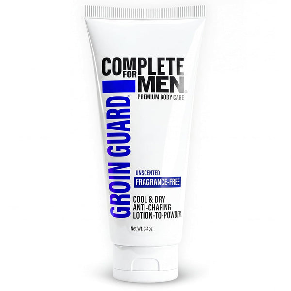 Groin Guard Anti-Chafing Cream Lotion to Powder, Stops Chafing, Sweat Defense, Odor