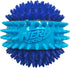 3.7in 3-Part Nerf Dog TPR Spike Squeak Ball Dog Toy - Dark Blue/Light Blue