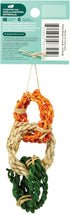 Chinchilla Oxbow Enriched Life Twisty Rings, Rabbit & Guinea Pig Toy, Hamster, & Rat Chew Rings, Small Pet Enrichment