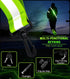 LED Reflective Running Gear, High Visibility Belt Sash with Armband for Night Walking, Adjustable Light Up Safety Gear