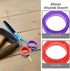NOLITOY 20pcs Silicone Scissors Finger Rings, Soft Shears Ring Pet Grooming Accessories for Barber Hair Cutting