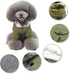 Warm Dog Hooded Trench Coat, Windproof Parka Jacket for Cold Weather (XL, Green)