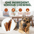 12 Pack 12 Inch 100% Bully Sticks for Dogs Beef Pizzle, Single Ingredient Rawhide-Free Dental Chews, Long Lasting