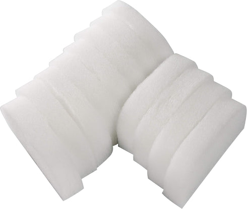 LTWHOME Compatible Polishing Filter Pads - Fit for Fluval 104 105 106 204 205 (Pack of 12)