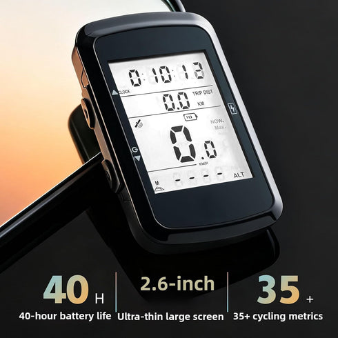 Advanced GPS Bicycle Speedometer with Waterproof Design and Long Battery Life