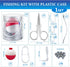 Operation Mini Fishing Kits Bulk for Christmas Child Shoebox Gift, Emergency Fishing Survival Kit with Accessories