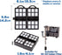 Replacement Fish Tank Filter Cartridges, Suitable Aquarium Filter (30-50 Gal), 3 Sets (2pcs as a set), White
