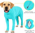 Dog Onesie Prevent Shedding Hair Surgery Recovery Suit Pets Bodysuit Sport Shirt Reduce Anxiety Jump (XS, Lake Blue)