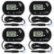 4Pcs Aquarium Thermometer Fish Tank Thermometer Reptile Fahrenheit Terrarium Water Temperature Indicator