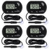 4Pcs Aquarium Thermometer Fish Tank Thermometer Reptile Fahrenheit Terrarium Water Temperature Indicator