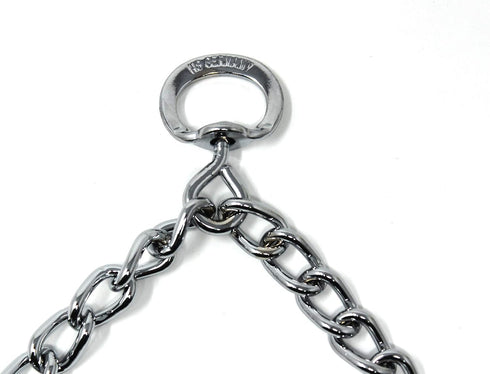 Herm Sprenger Ultra-Plus Chrome Plated Steel Prong Dog Training Collar, No-Pull, Made in Germany (4mm x 25in Large)