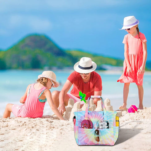 CAMTOP Foldable Waterproof Beach Tote Bag for Women and Girls with Zipper