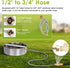 6.5L Automatic Dog Water Bowl Dispenser Large Breed Outdoor Pet Water Fountain Pet Waterer with Float Valve Heavy-Duty