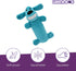 (1 Count, 6, Multipet Original Loofa Dog Plush Toy - Squeaky Toy for All Dogs - Extra Soft Plush - Stuffed Animal Dog