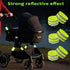 6 Pack Reflective Bands for Strollers High Visibility Elastic Reflective Gear Safety Reflectors Stroller Identifier