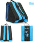 Qavctw Ice Skate Roller Skate Bag with T Tool, Adjustable Shoulder Strap, Top Handle, Premium Oxford Cloth