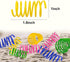 AGYM 60 Packs Cat Springs Toys, Colorful Durable Plastic Coils for Indoor Cats, Interactive Hunting Toys