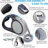 Heavy Duty Retractable Dog Leash - 16ft Strong & Durable Walking Leash for Dogs up to 45/115 lbs, Upgraded Lock System