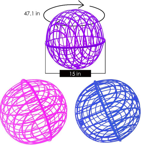 15.7" Ball-Shaped Movable Chicken Coop,Pigeon Rabbit Duck Safe Walking Net,Preventing Trampled by Horse,Predation by