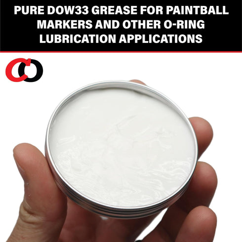 33 (1 oz DOW33) Captain O-Ring Pure DOW Paintball Lubricant Grease Jar Paintball Marker Maintenance Lube