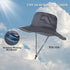 Sun Hat for Men/Women, UPF 50+ Fishing Hat,Waterproof Wide Brim Bucket Hat Foldable Boonie Hat for Hiking Garden Safari Beach