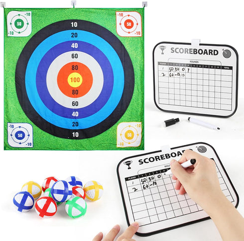 2 CHICIRIS Golf Chipping Game Mat, Fast Assembly Sided Non Slip Grip Practice Swing Training Tool with Sturdy ABS