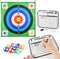 2 CHICIRIS Golf Chipping Game Mat, Fast Assembly Sided Non Slip Grip Practice Swing Training Tool with Sturdy ABS