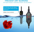 YukiHalu Small Submersible Aquarium Heater, Adjustable Mini 25W 50W 100W 200W 300W with LED Display for 5-60 Gallons