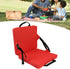 1PCS Jeanoko Stadium Folding Chair Cushion with Back Support, Foldable Stadium Seat Cushion,Storage Pocket for Lawn