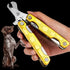 Pet Nail Clipper for Thick Nails - Heavy Duty Dog Toenail Clippers for Large Dogs with Nail File