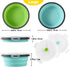 Large Collapsible Dog Bowls, 2 Pack 27 OZ Travel Dog Bowls with lids for Large Dogs, Foldable Silicone Dog Water Food Bowl, Lightweight Sturdy Leak Proof Dog Feeder for Outdoor Travel Camping Hiking