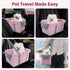 Jaoul Dog Car Seat for Small Dogs - Fully Detachable with Adjustable Straps Center Console Dog Car Seat - Comfortable