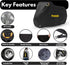 Protekt Bike Cover for 2-3 Bikes, Heavy Duty Outdoor Storage, Rain Dust Resistant, UV Coated Waterproof with Lock Holes