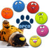 Latex Dog Chewing Squeaky Ball Toys, 6PCS/Set for Puppy Small Medium Pets