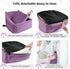 30lbs, NEEZUKAR Dog Car Seat for Small Medium Dogs,Detachable Washable Dog Booster Seat Under Pet Car Seats Travel Bed