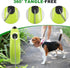 30FT Retractable Dog Leash, 360° Tangle-Free Walking Leash for Medium and Large Dogs up to 77 lbs, One-Hand Brake