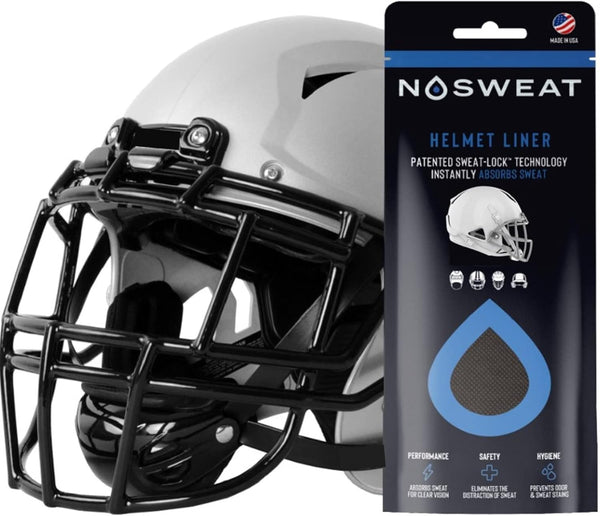 Football Helmet Sweat Liners & Sweatbands by NoSweat - Available in 3 | 6 | 12 | 25 Pack