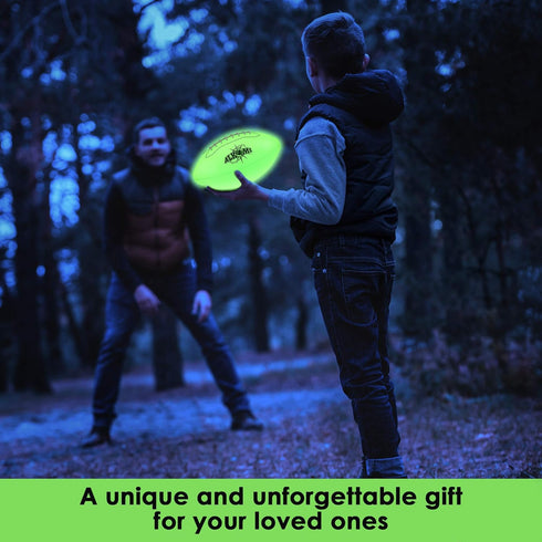 Glow in The Dark Football, Light Up Holographic Youth Size 6, Sports Gifts for Boys