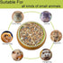 Ceramic Hamster Bowl, Small Animal Food Dish for Guinea Pig, Rabbit, Gerbil, Chinchilla, Hedgehog, Sugar Glider, Rat (2