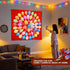 Lerboai Set 2 500 Balloon Dart Board, Carnival Fair Balloon Pop Game, Balloon Dart Game Board with Darts & Balloons