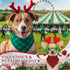 100 (25.6 17.7 17.7) Abbylike Pcs St. Patrick's Day Dog Bandanas Bulk Green Plaid Bandanas for Dogs Triangle Kerchief