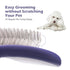 Dog Brush for Poodles - Best Grooming Brush for Dematting and Detangling - Poodles Grooming and Bathing