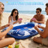 56IN Summer Oversize Floating Card Game Table for Pool with Waterproof Cards - Inflatable Floating Card Table